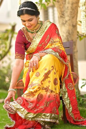 Rajasthani Gota Patti Bridal Choli