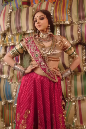 Royal Maroon Velvet Bridal Choli Set